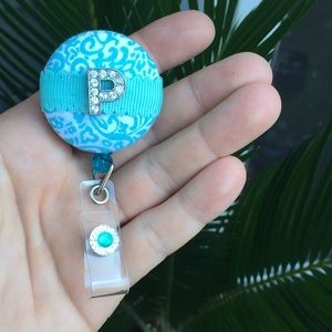 🎁BOGO FREE SALE🎁 P INITIAL BADGE HOLDER